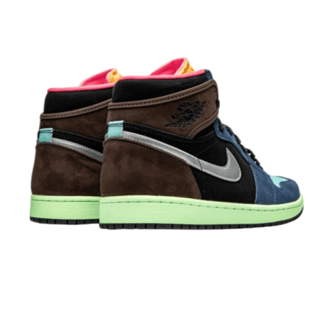The Air Jordan 1 Retro High Tokyo Bio Hack which draws inspiration from Japan’s Capital city. This pushes the model into a whole new territory when it comes to color palettes, available at Cop Underdog In-store and ready to ship.