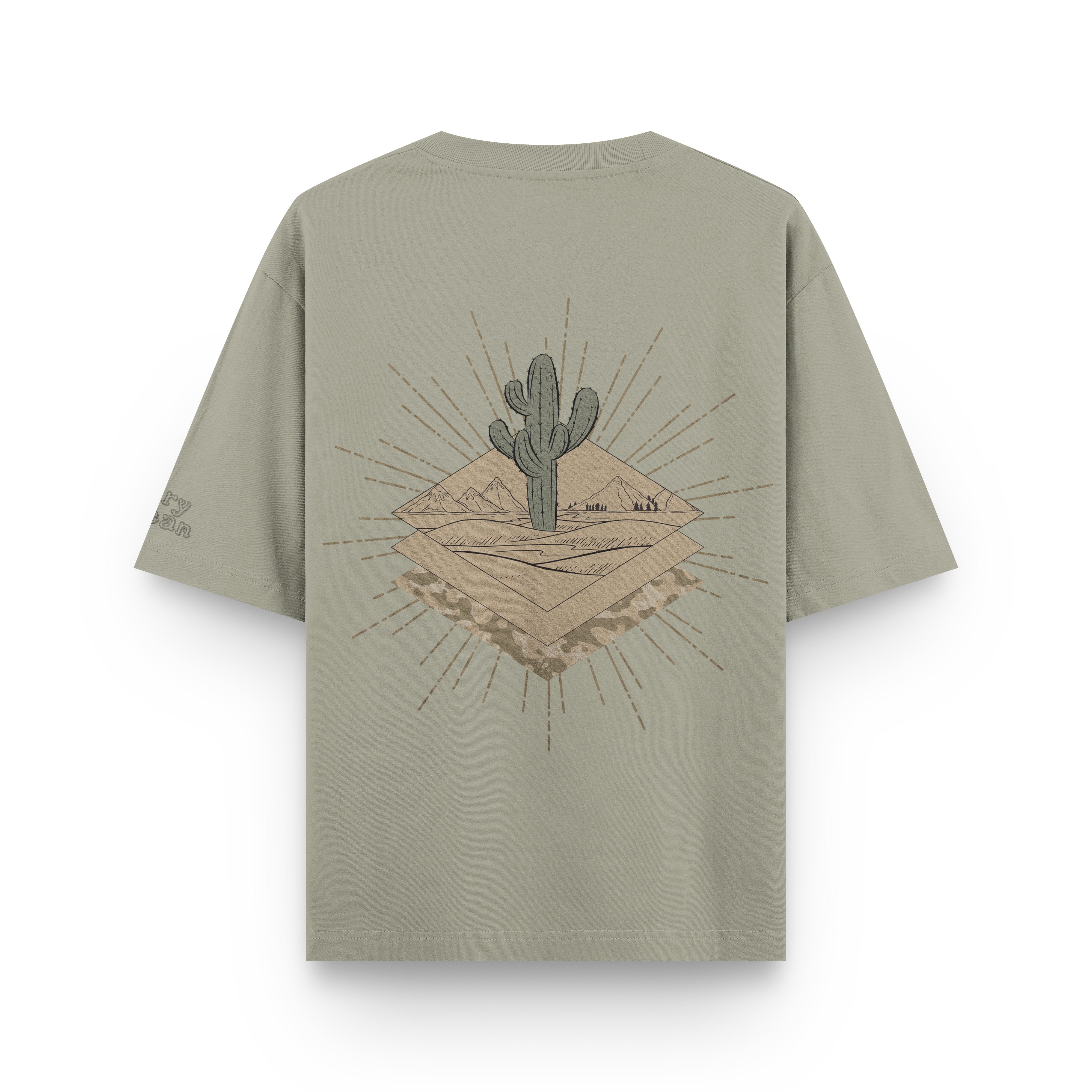 The clean design on this tee reflects the tranquility of the dry landscape, making a subtle statement about nature’s quiet grace,  available at Cop Underdog In-store and ready to ship.