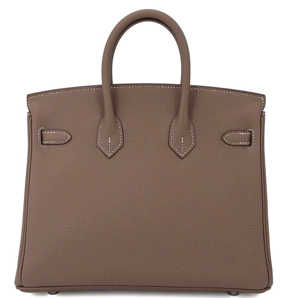 HERMÈS Birkin 25 Etoupe Togo Palladium hardware