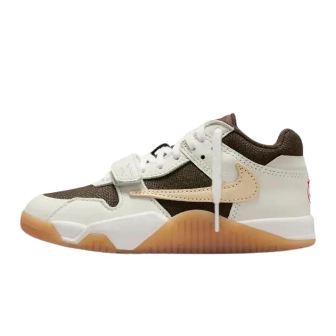 Younger Kids' Jumpman Jack Travis Scott Sail and Dark Mocha