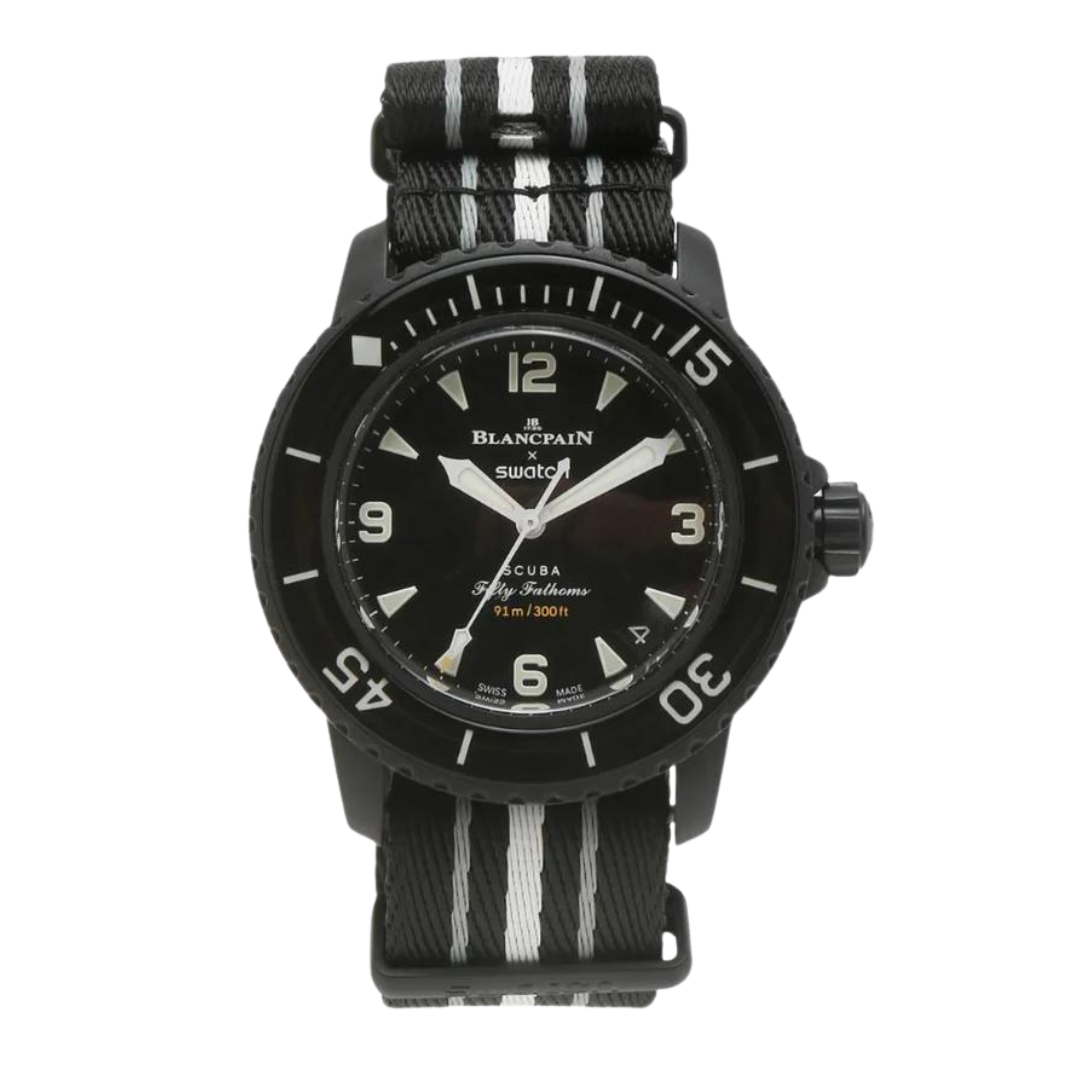 Swatch x Blancpain Bioceramic Scuba Fifty Fathoms Ocean Of Storms