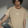 Beige Basic Oversized Tee yet not so basic, available at Cop Underdog In-store and ready to ship.