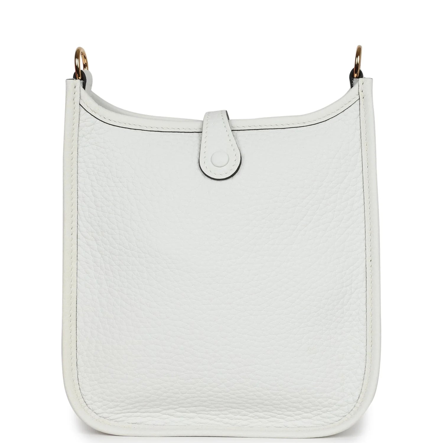 Hermès Evelyne TPM New White Clemence Gold Hardware