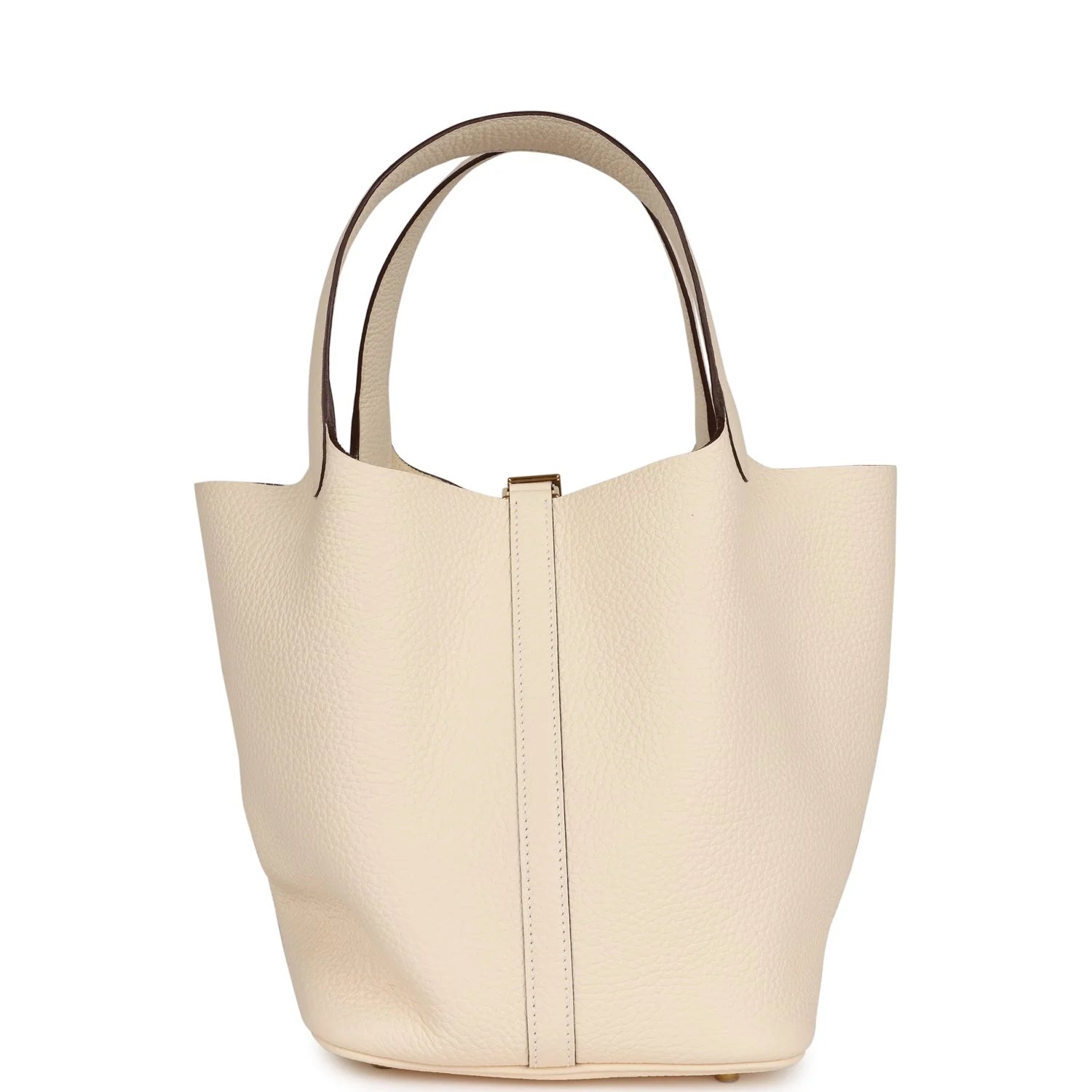 Hermès Picotin Lock 22 Nata Clemence Gold Hardware