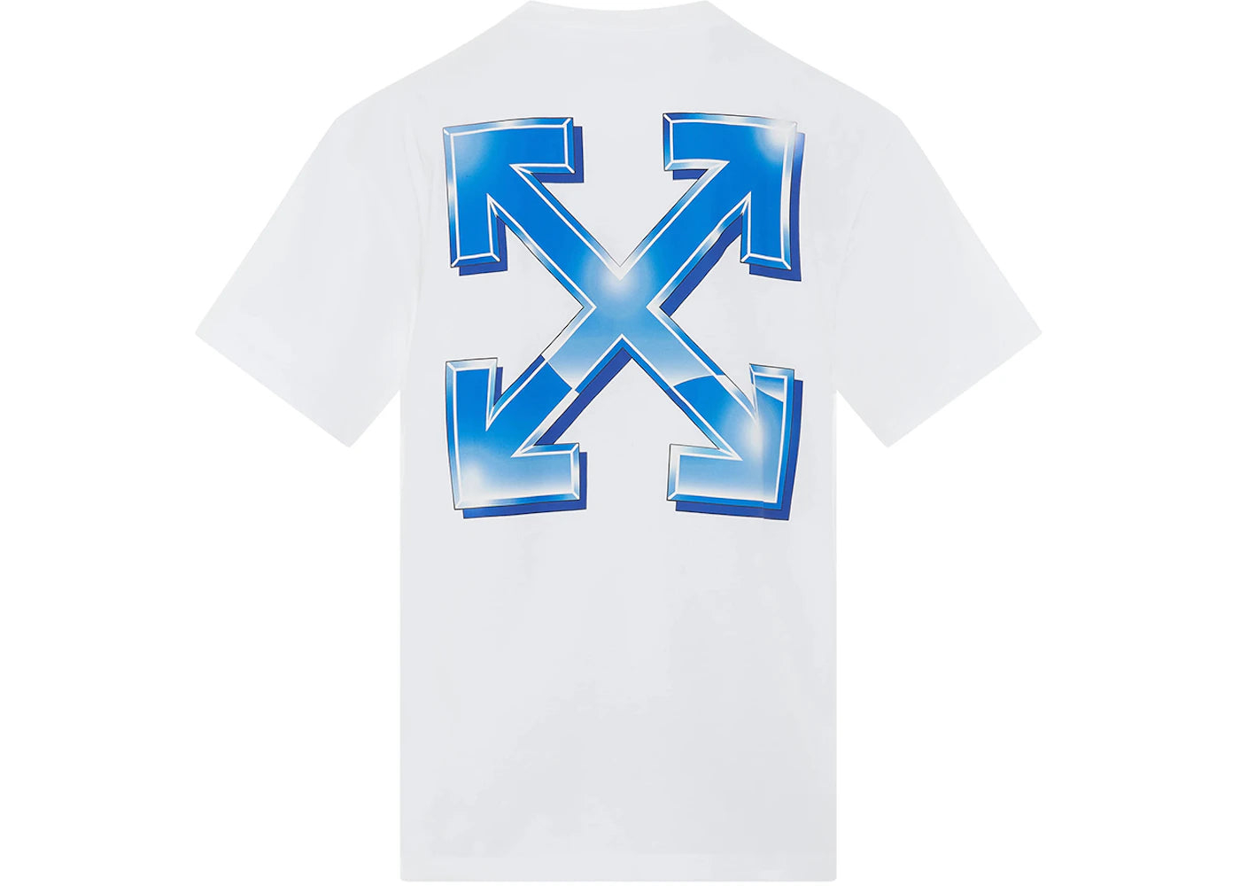 Off-White Blue Metal Arrow Oversized Tee