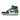 The Air Jordan 1 Retro High Black and Lucky Green is constructed using a leather upper, brought to life with shades of white, black and Lucky Green throughout. Lucky Green Nike branding sits on top of the black tongue and insoles of the sneaker, available at Cop Underdog In-store and ready to ship.