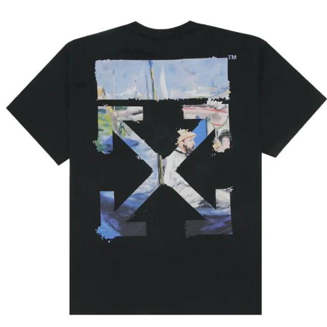 Off-White Colored Arrows Black Oversized Tee