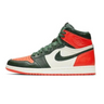 This Air Jordan 1 Retro High SoleFly Art Basel Sail (Orange and Green) is a limited edition colorway by the sneaker boutique that released during Miami’s renowned art festival in 2018. Dressed in a premium leather construction with tones of orange, Sail, and dark green, the colorway is inspired by the colors of Miami, available at Cop Underdog In-store and ready to ship.