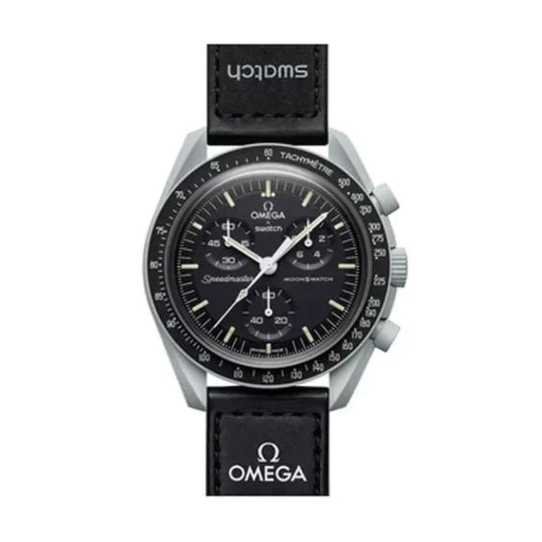 Swatch  X Omega  Bioceramic  Moonswatch  Mission To  Moon