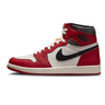 The Air Jordan 1 Retro High OG Lost & Found features a leather upper, which retains the original release high-cut design from 1985, blends a white base with a black trademark Swoosh and red overlays at the forefoot and heel, bringing back the vintage look, available at Cop Underdog In-store and ready to ship.