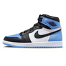 The Jordan 1 High OG UNC Toe is a sensation in the footwear world. University Blue, Black, and White are a rare colour combination that Jordan Brand expertly incorporates on this classic design, available at Cop Underdog In-store and ready to ship.