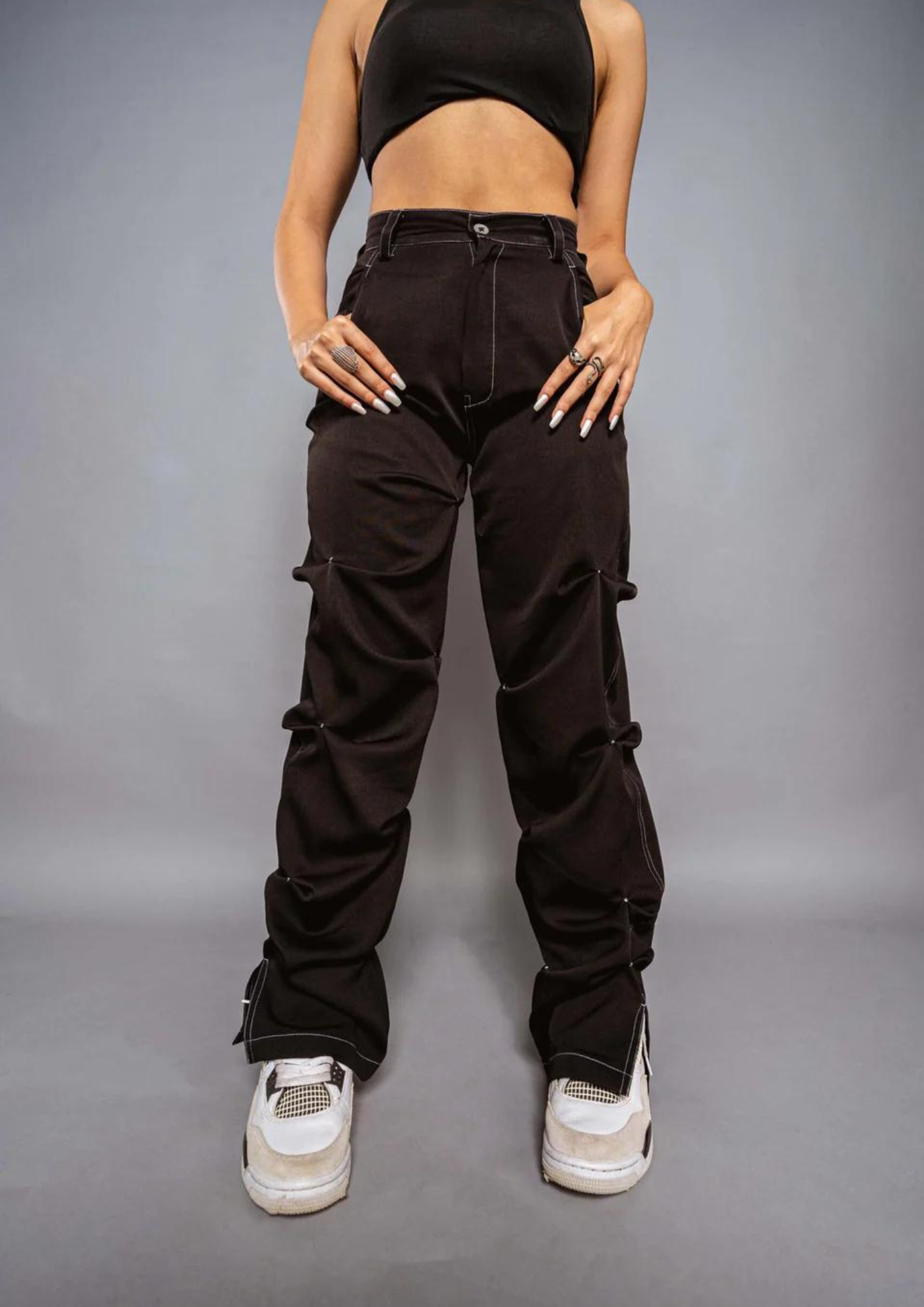 Draped Waterfall Pants