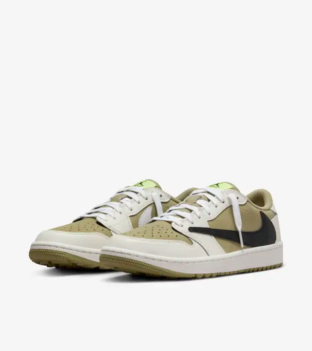 Travis Scott x Air Jordan 1 Retro low Golf Neutral Olive