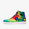 The Air Jordan 1 High J Balvin (Multi colour) is a collaboration with the Colombian superstar features bold, colorful designs, playful graphics, and premium materials, reflecting J Balvin's unique style and vibrant personality, available at Cop Underdog In-store and ready to ship.