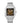 Santos de Cartier watch, large model, mechanical movement with automatic winding 1847 MC. Steel case, 7-sided crown with a synthetic faceted blue spinel, satin-finish gradated brown sunray-brushed dial, rhodium-finish polished steel sword-shaped hands with luminescent material, sapphire crystal, available at Cop Underdog In-store and ready to ship.