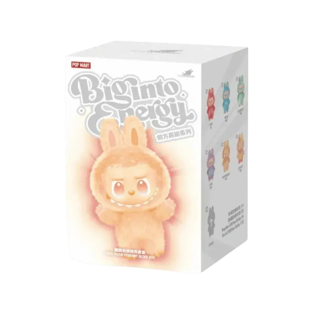 POP MART LABUBU THE MONSTERS BIG INTO ENERGY SERIES VINYL PLUSH PENDANT BLIND BOX
