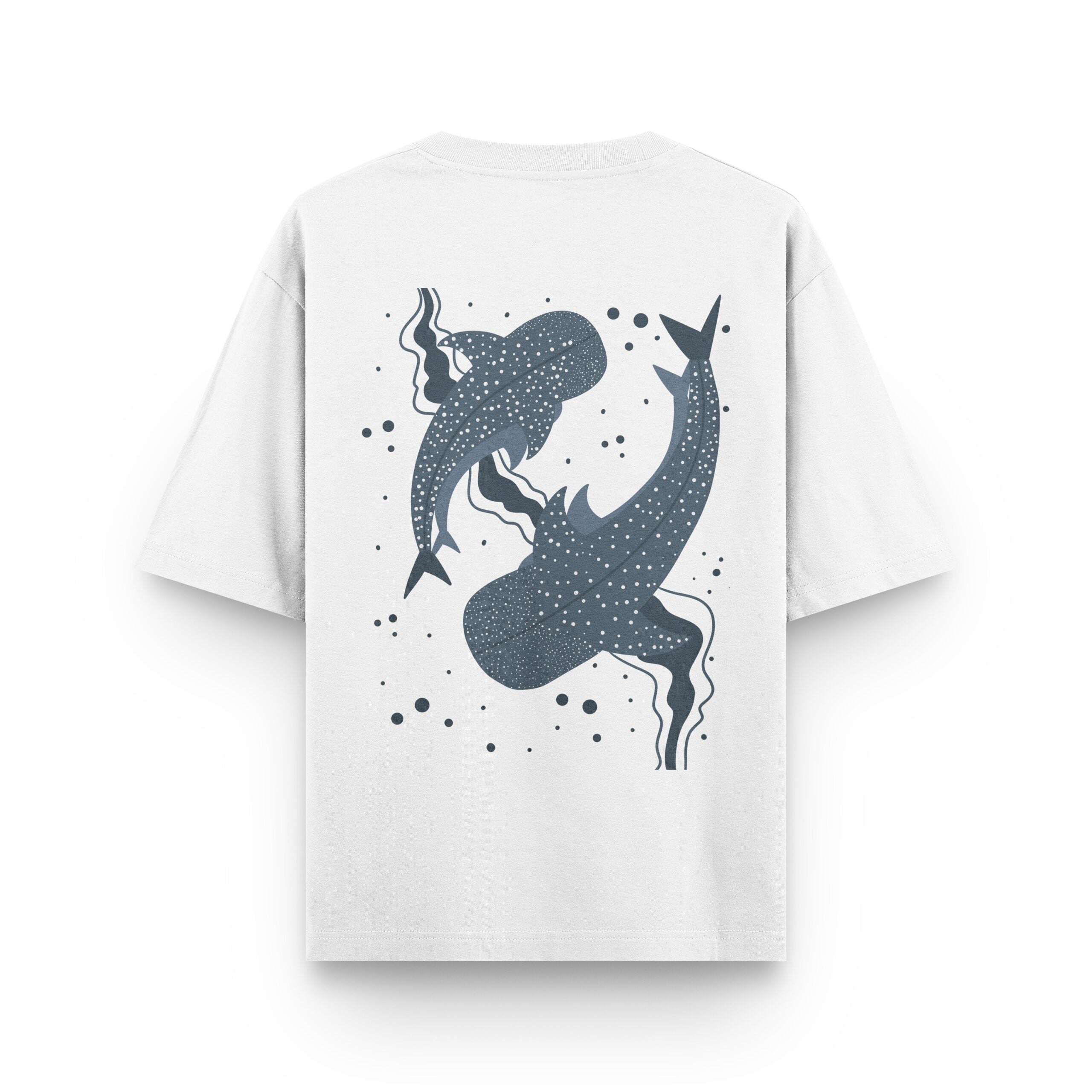 Dive into comfort with our playful tee featuring two whales on the back. Perfect for ocean lovers, this whimsical design adds a splash of fun to your casual look, available at Cop Underdog In-store and ready to ship.