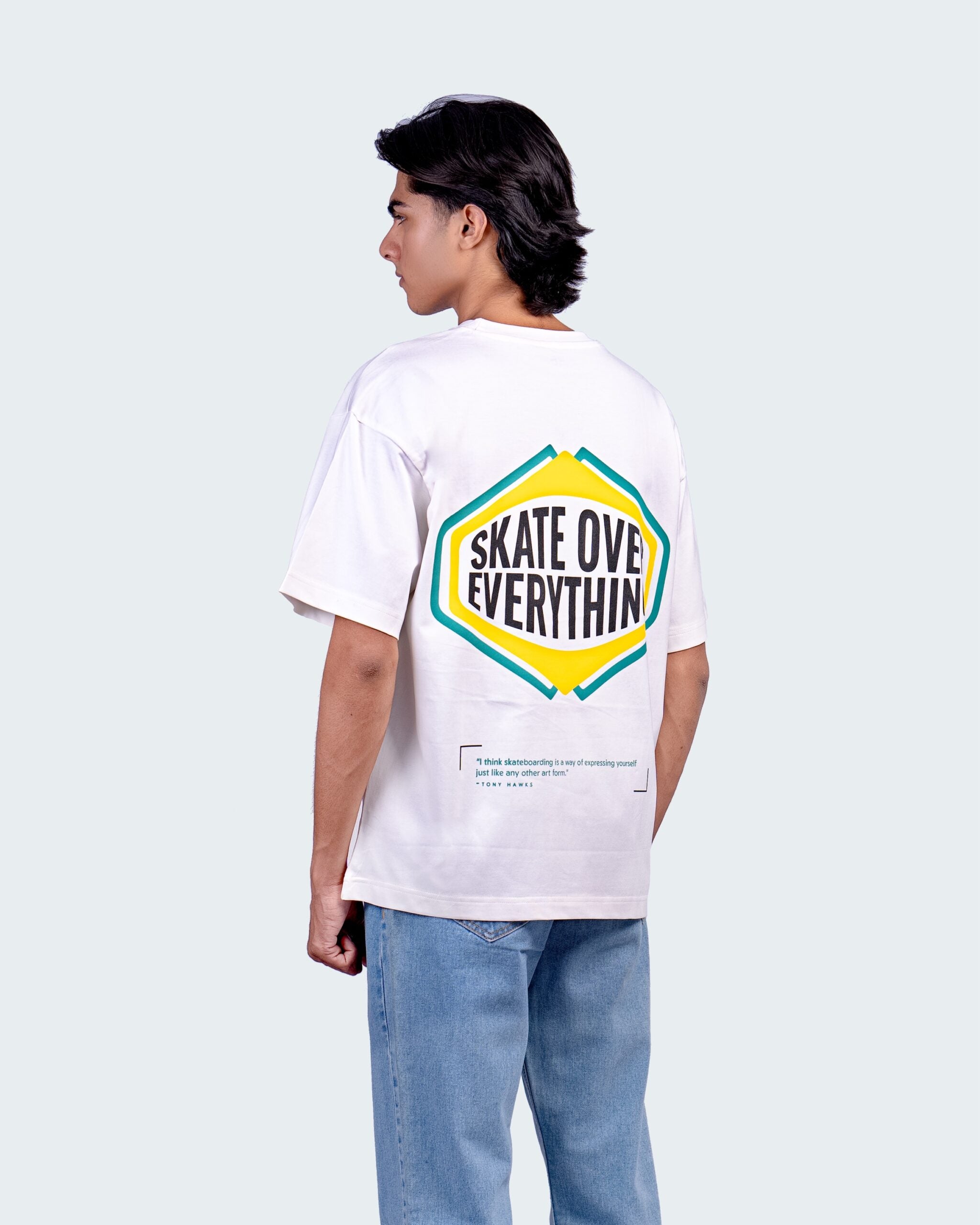 Ride the streets with the “Skate Over Everything” Tee – a canvas of freedom and expression. Embody the rebellious spirit of skate culture in this uniquely designed shirt, available at Cop Underdog In-store and ready to ship.