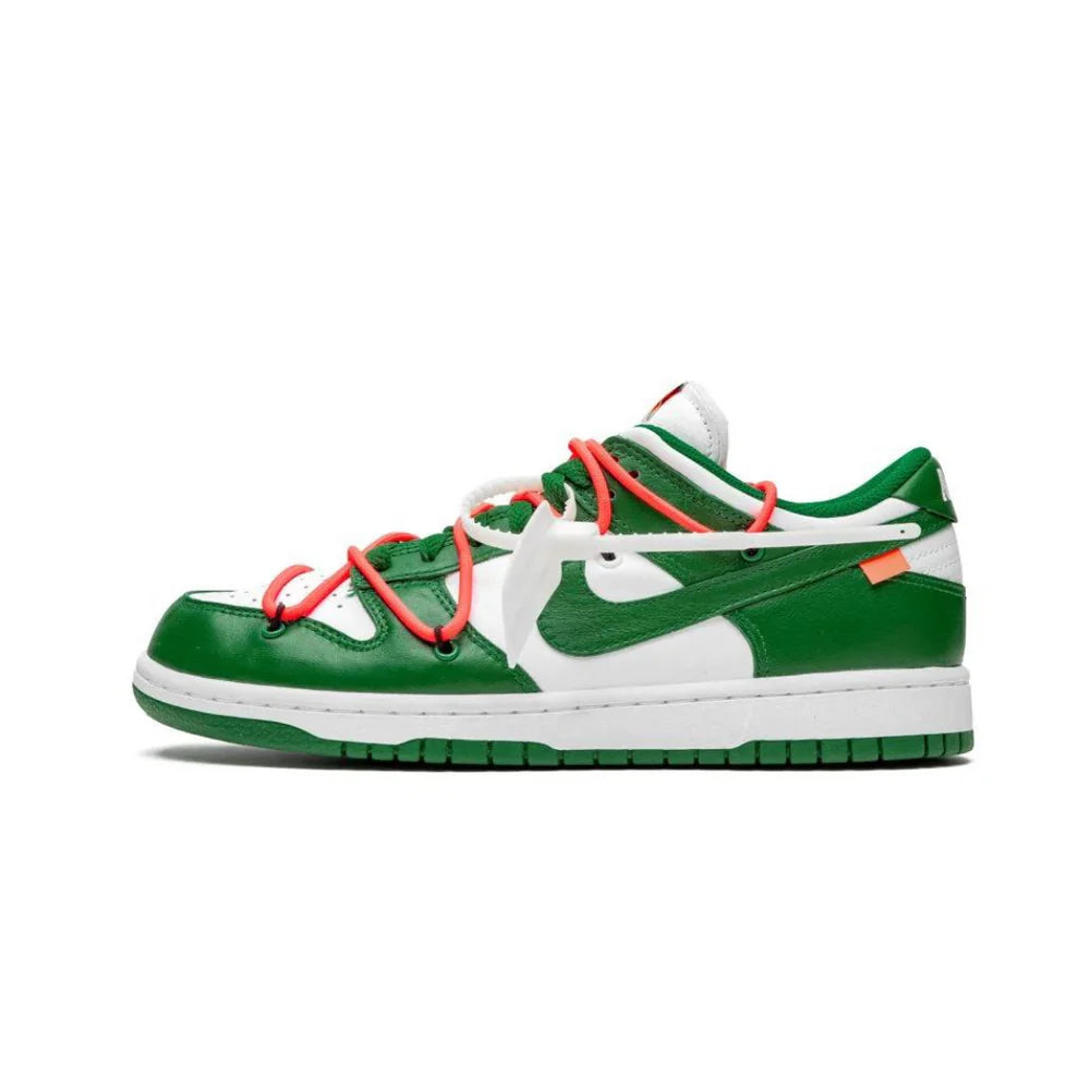 Nike dunk low X Off-White 'Pine green'