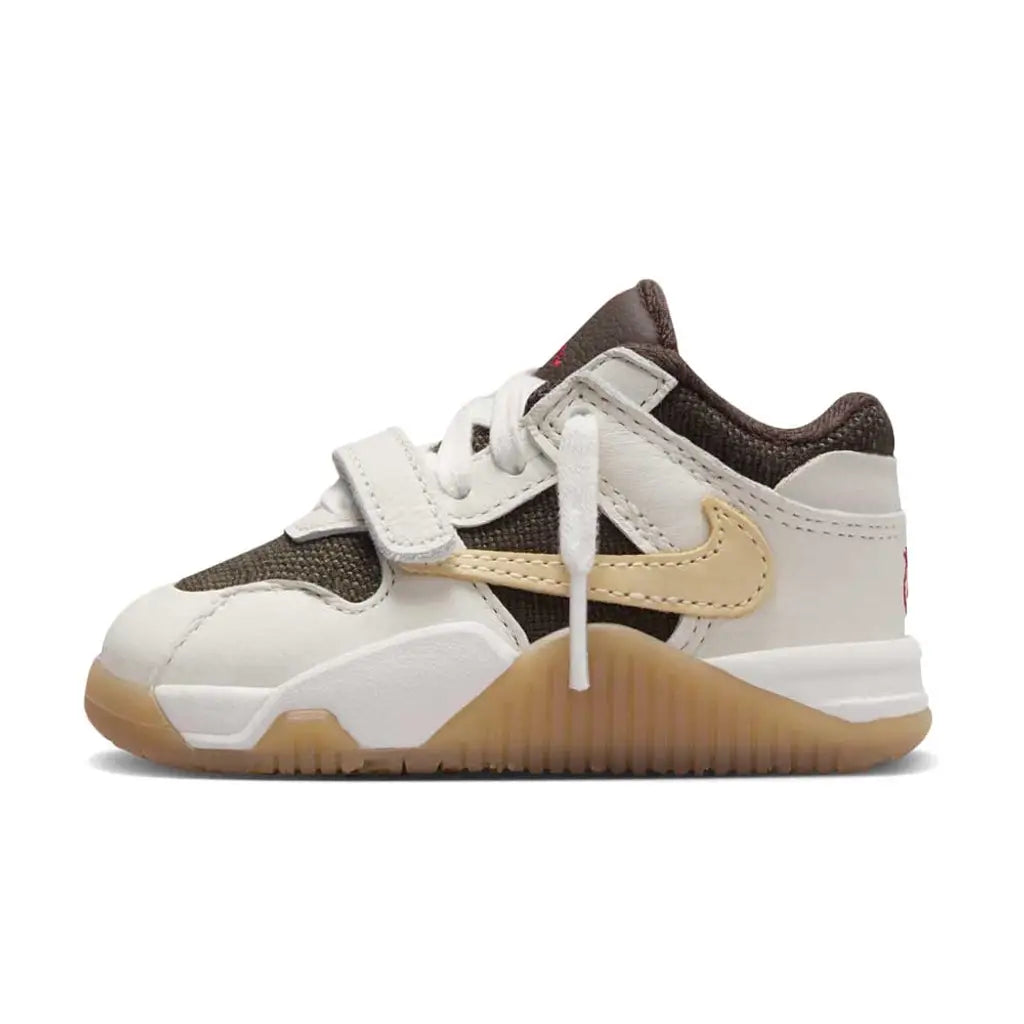 Toddler Jumpman Jack Travis Scott Sail and Dark Mocha